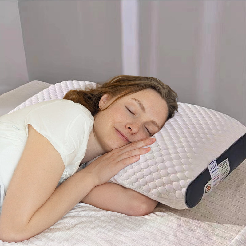 2025 New SPA Sleep Pillow: Sleep aid, neck support, orthopedic, soybean fiber massage, for home