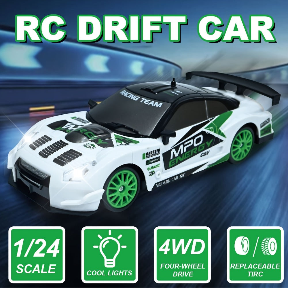 RC Drift Car 1:24 Scale 4WD High Speed Drifting Remote Control Sports Car for Adults Teens Boys Girls — image 4