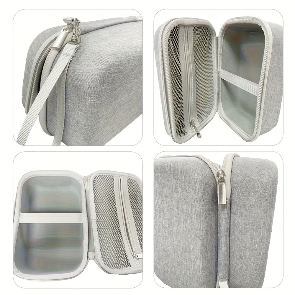 EVA Hard Shell Storage Bag Multi-Compartment Travel Case for Facial Steamer Nebulizer Humidifier Pore Vacuum Cleaner — image 