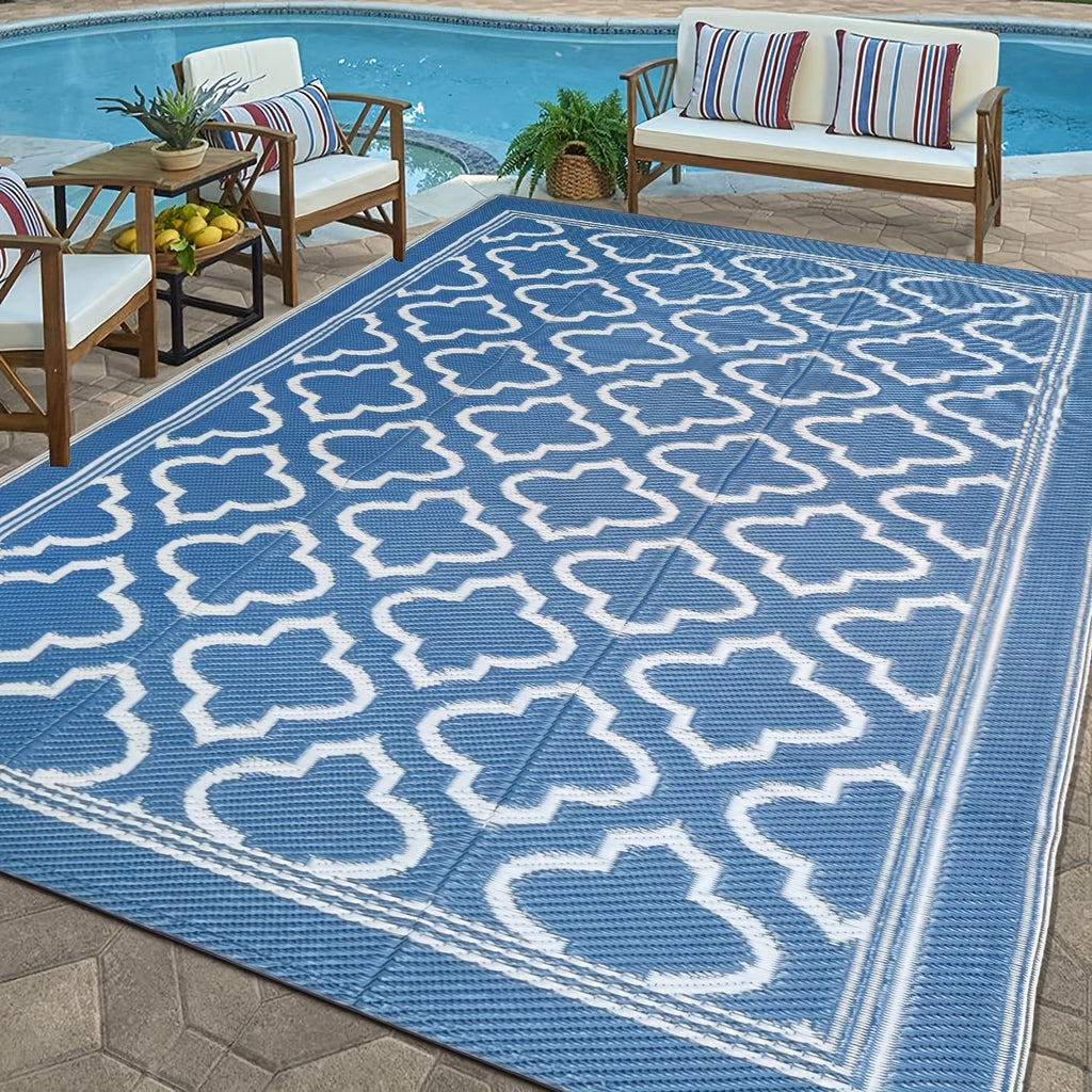 Outdoor Mat | Reversible Foldable Polypropylene RV Camping Patio Picnic — image 10