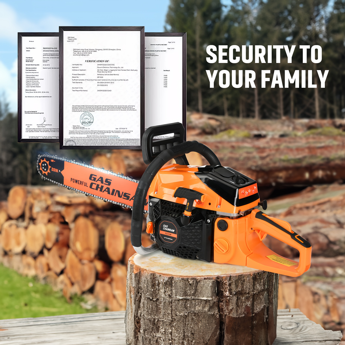 Mixed Gas Chainsaw Options with 12-Inch Compact Color Models and 20-Inch BlackRed Configuration — image 21
