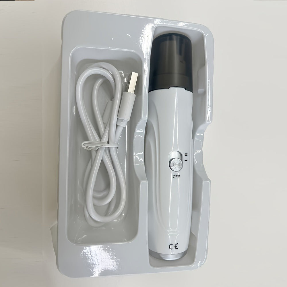 Pet Nail Grinder, DXYE WANIR Rechargeable Two-Speed Tool with Three Port Sizes and White Finish — image 15