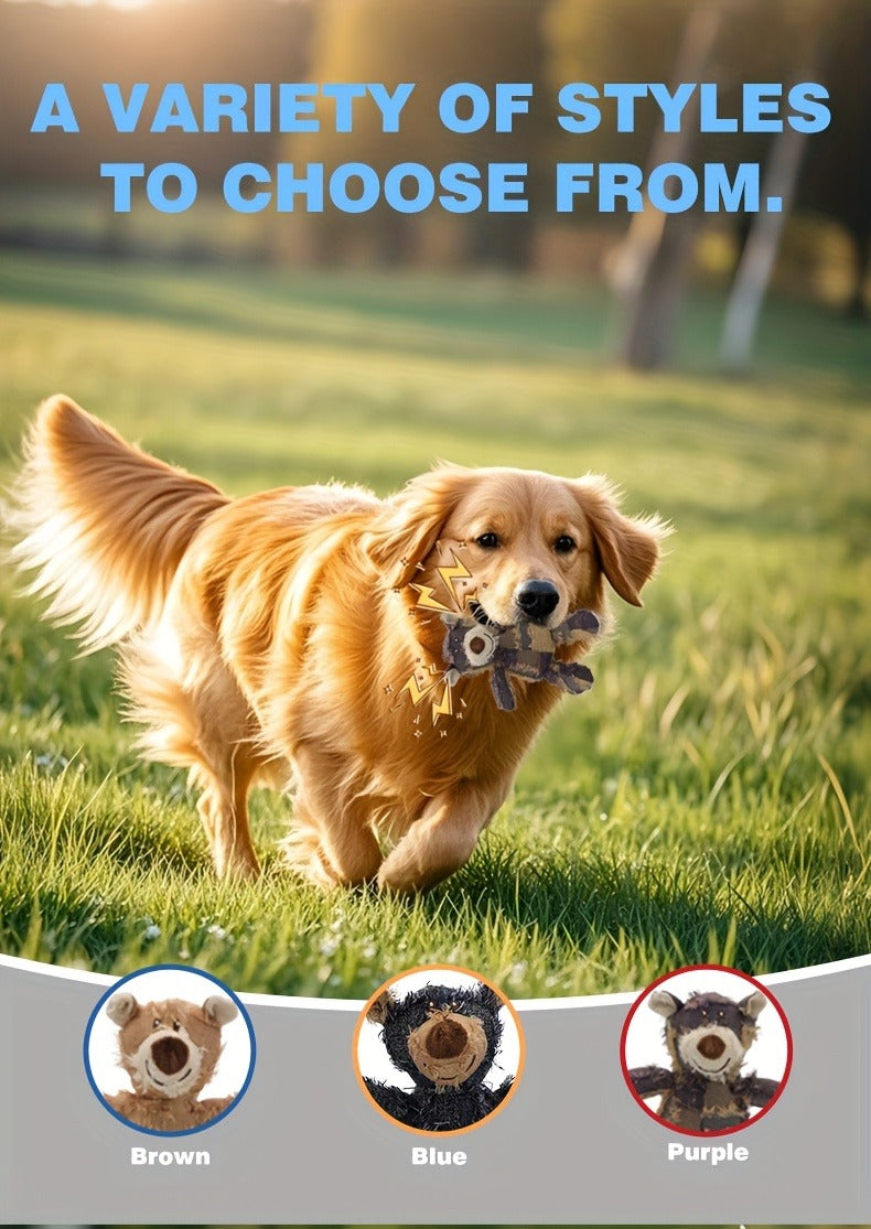 Dog Toys Six-Piece Stuffless Soft Plush Assortment for Small, Medium and Large Dogs and Puppies — image 8