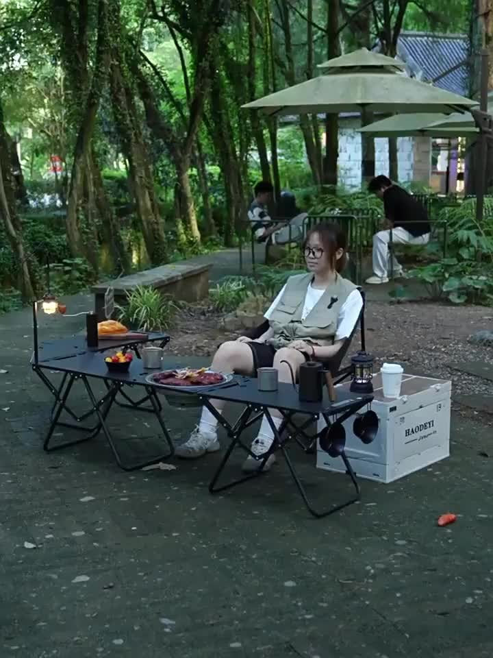 Folding Camping Table Portable Lightweight 3-Leg Outdoor Table for Picnic BBQ, for Camping, Travel and Outdoor Use — image 14