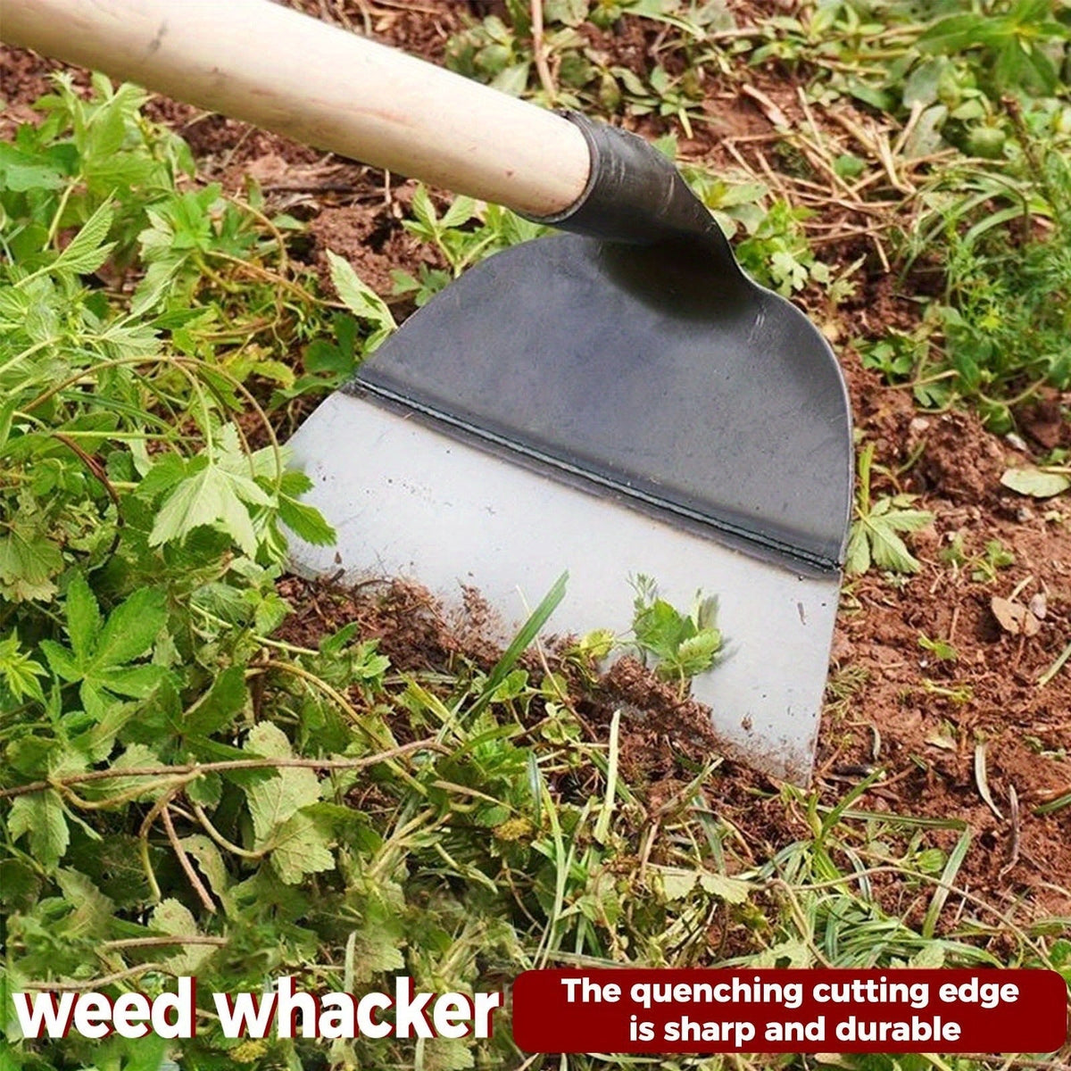 Weeding Tool Manual Carbon Steel Sharp Blade Root Removal Portable Hand Weeder for Garden Farm Lawn Vegetable Patch Spray-Coa