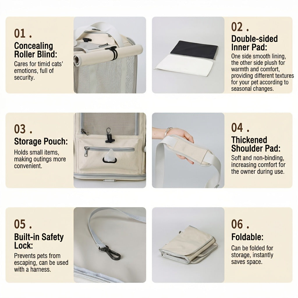 Soft-Sided Mesh-Panel Pet Carrier with Privacy Cover and Nine Color or Accessory Bundle Options — image 3