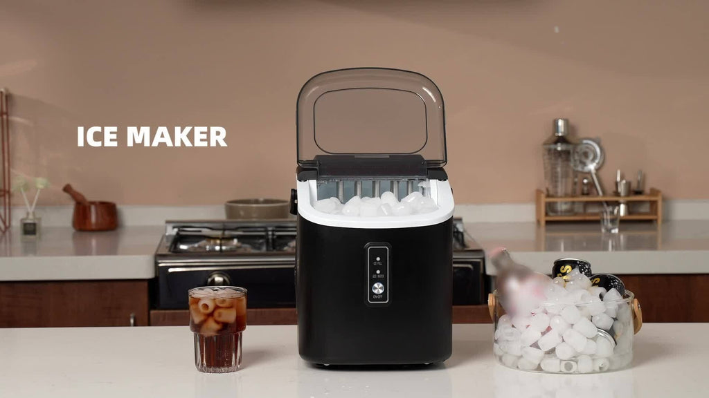 Countertop Bullet Ice Maker with 26-29 lb Daily Labels, 8 Cubes per 6 Minutes and Three Colors — image 12