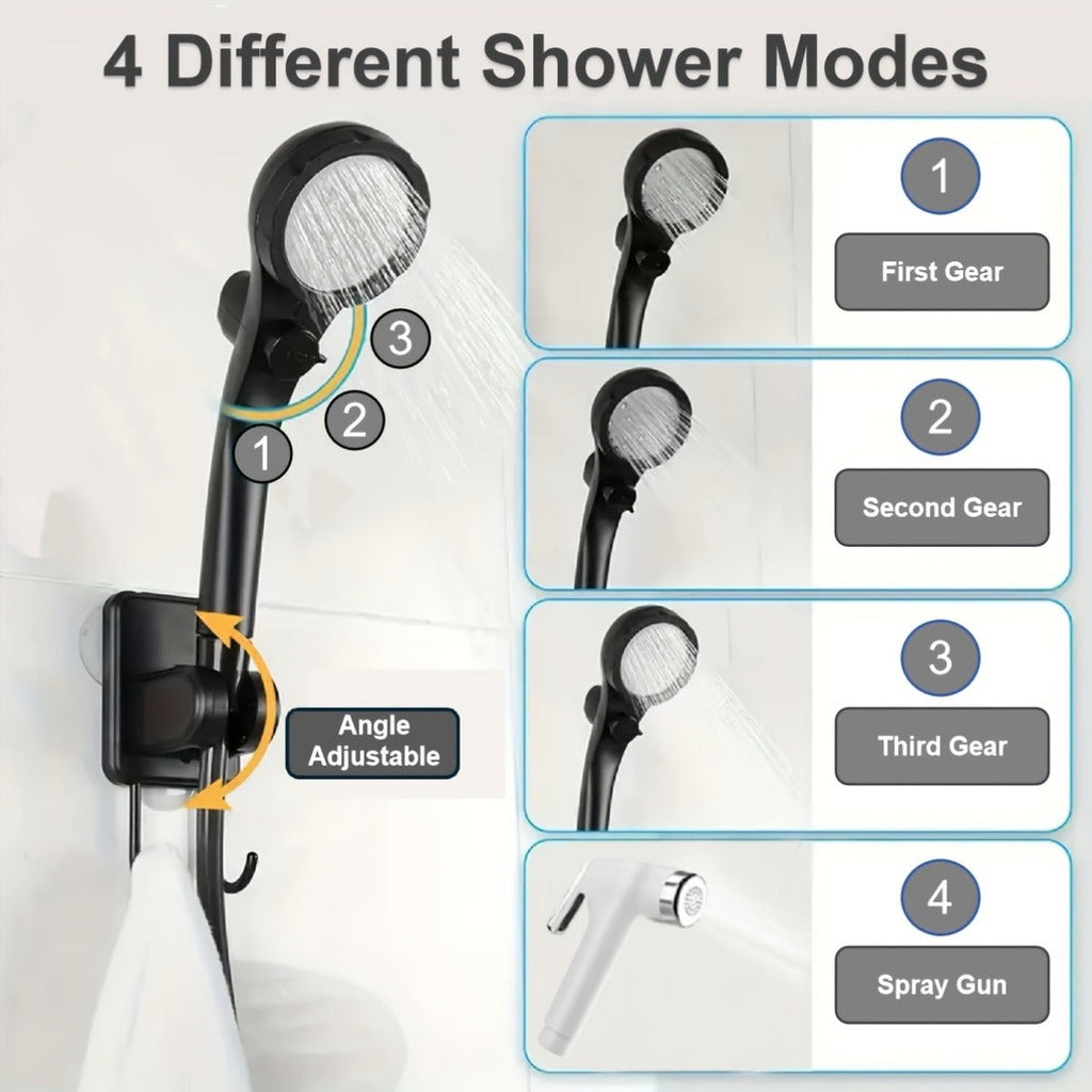 Portable Camping Shower 6000mAh IPX7 120-Min Runtime for Camping, Travel and Outdoor Use, with the Listed Configuration — ima