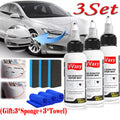 Car Scratch Repair Wax by V-Vaxy, Three 50ml Bottles with Three Sponges and Three Towels for Paint Application — image 1