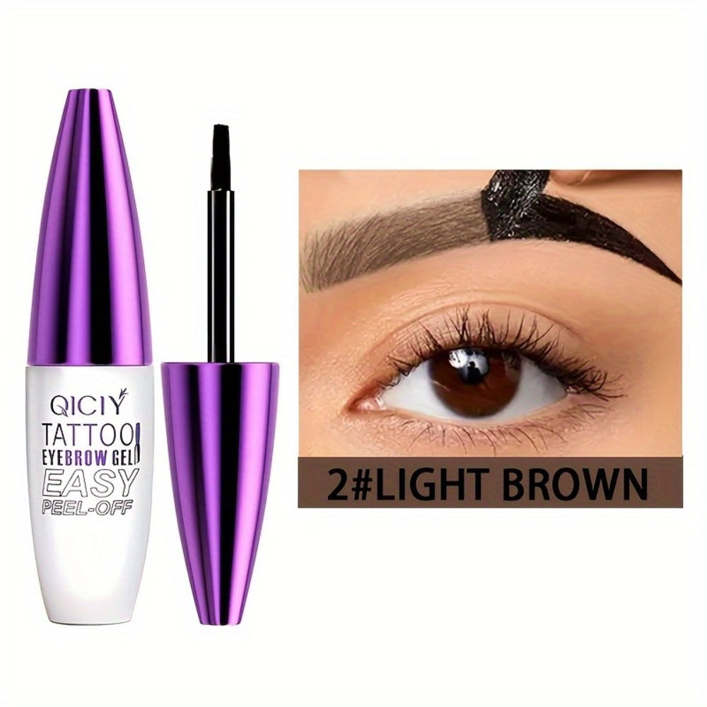 Eyebrow Tint Gel 4-Pack Semi-Permanent Tattoo Brow Gel Peel-Off, with Plant-Based Squalane, 4 Shades for All Skin Types — ima