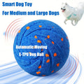 Dog Toy Motion-Activated E-TPU Ball with Auto-Rolling, Rotating and Bouncing Modes in Blue or Orange — image 1
