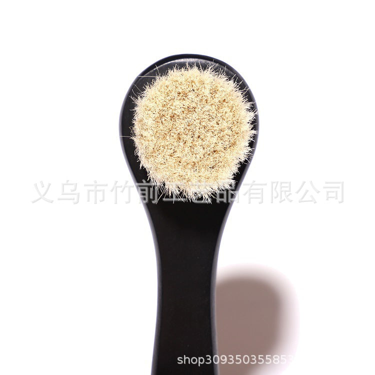 Baby hair comb round head beech wood baby bath brush children's bath brush