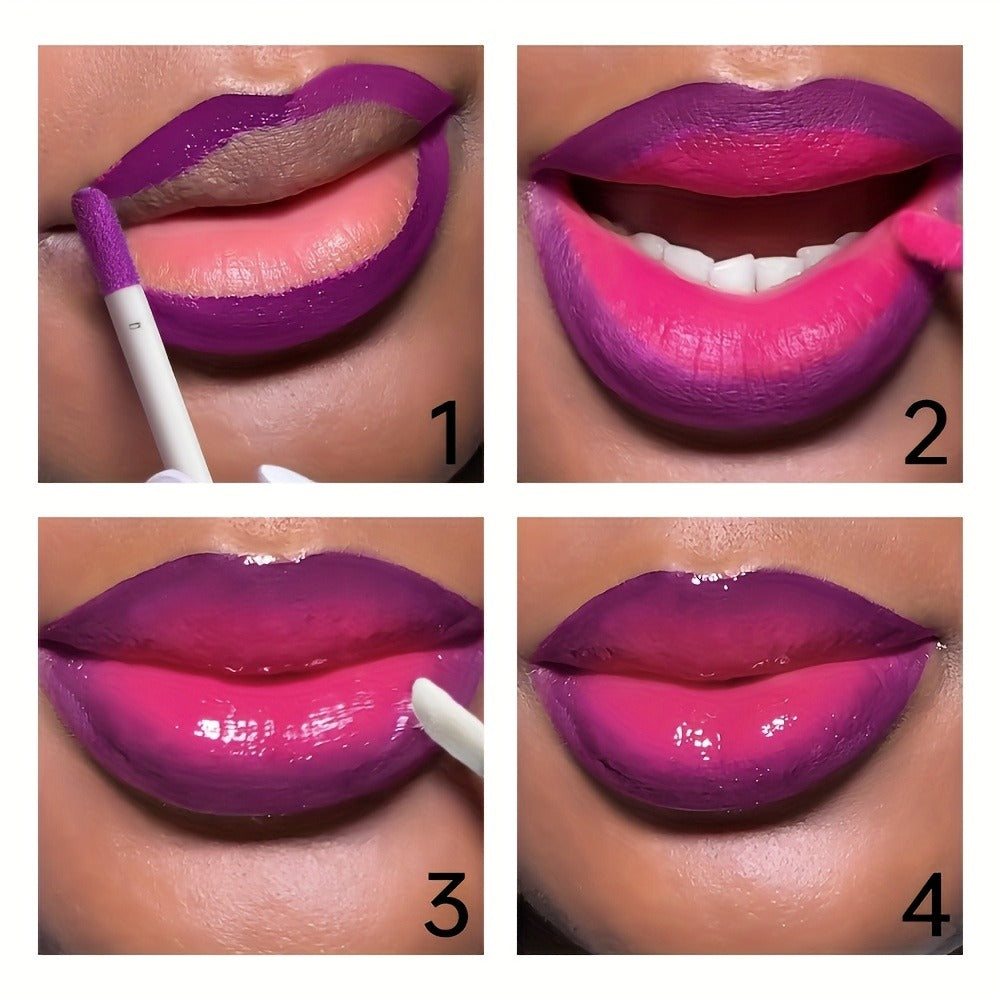 Lip Gloss Set by Pudaier with Clear Lip Oil, Two Matte Lip Colors and Three Retained Shade Options — image 9