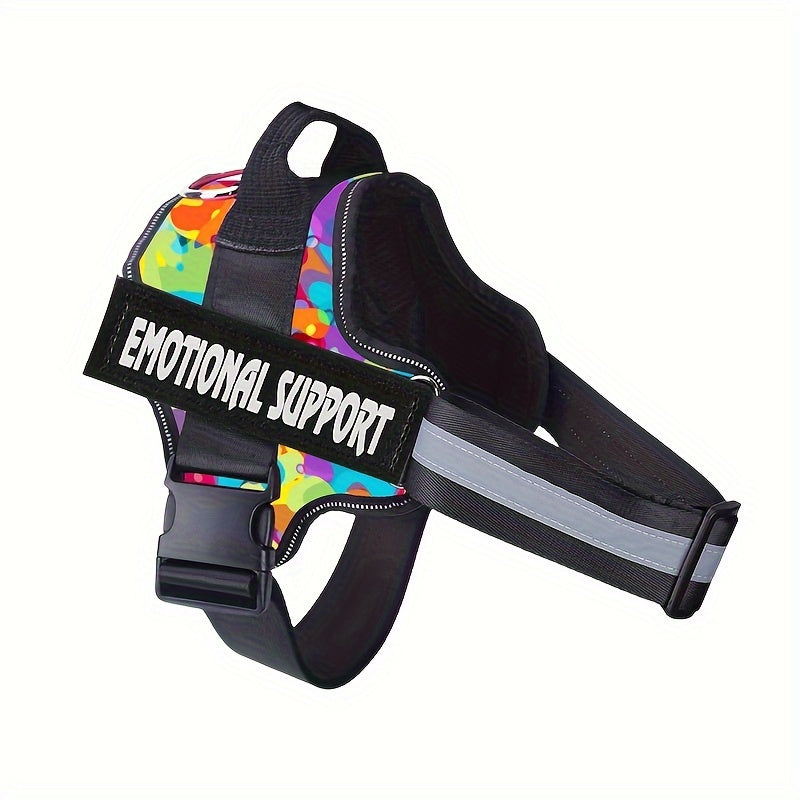 Emotional-Support Patch Dog Harness with Top Handle in Eleven Colors and XS-to-XXL Sizes Pictured — image 16