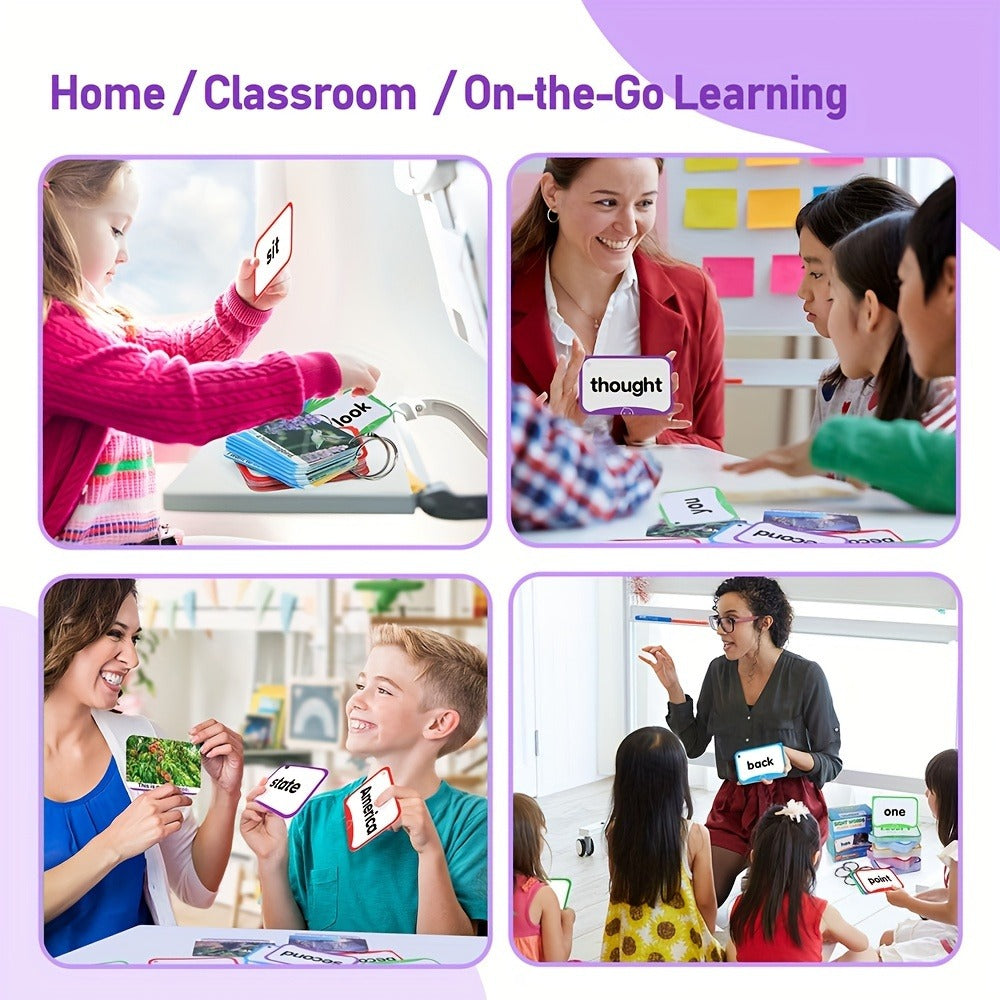 Sight Words Flash Cards 350 Dolch & Fry High Frequency Words, 5 Color-Coded Levels Pre-K to 3rd Grade — image 7