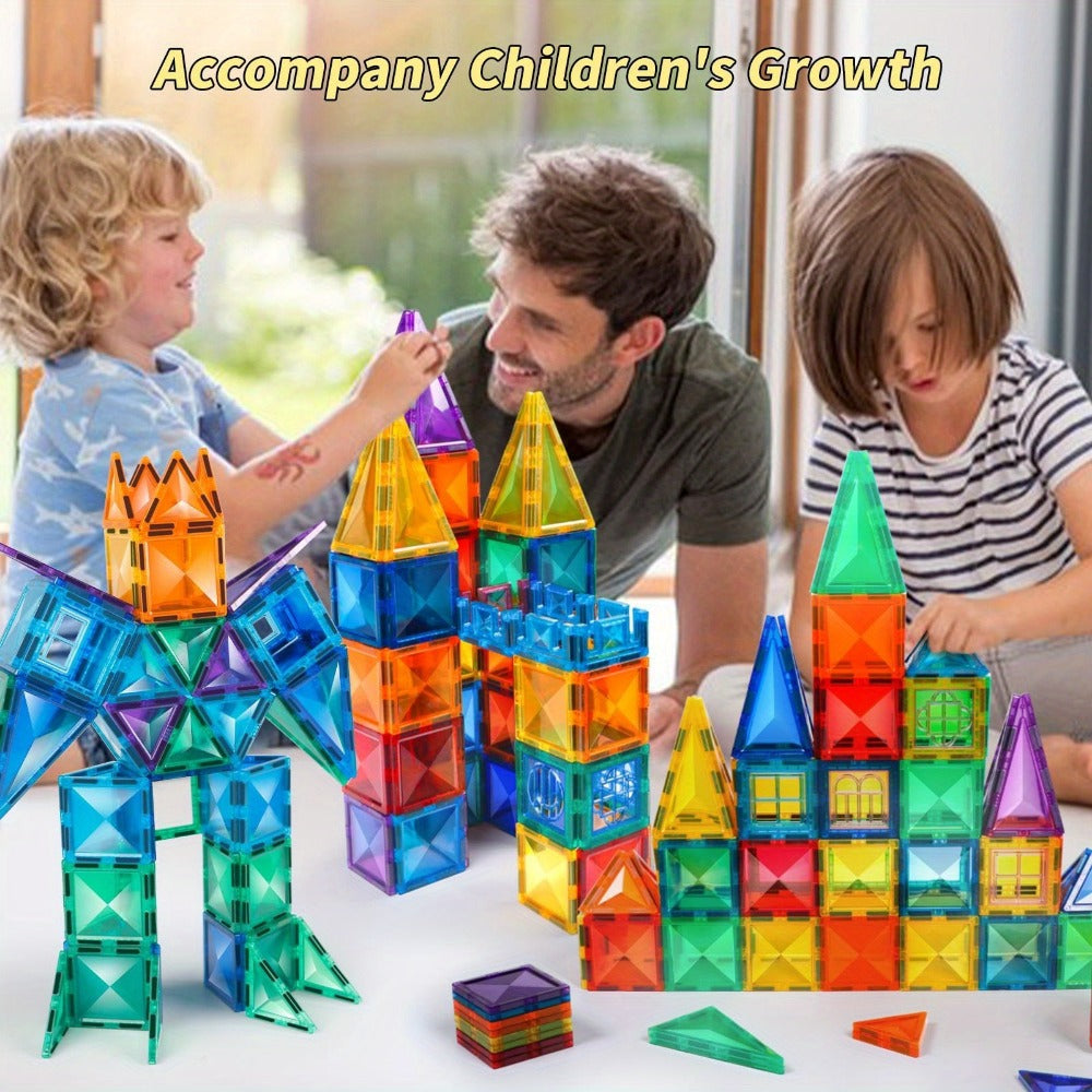 Animal Village Magnetic Building Blocks 102pcs for Kids Ages 3 4 5 6 with the Listed Color, Size or Set Options for Everyday 