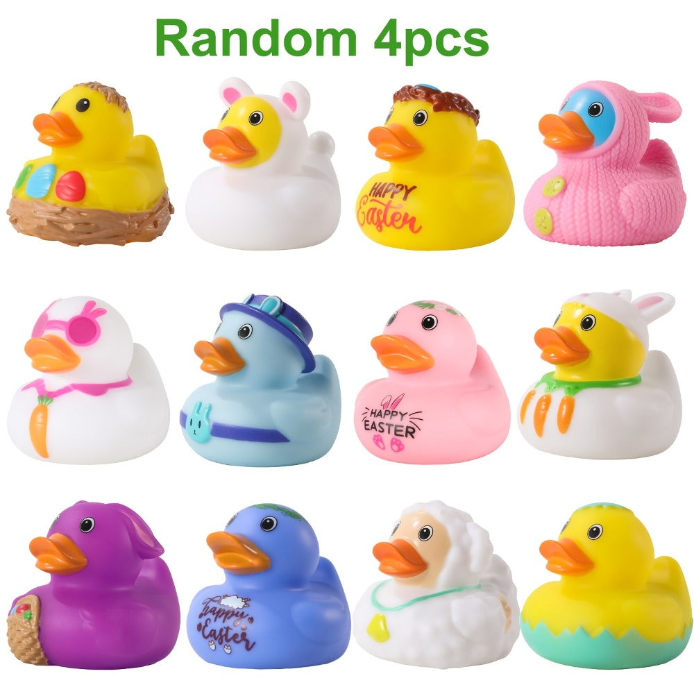 Light Up Duck Bath Toys for Toddlers, Color-Changing Floating Rubber Ducks, Sensory Water Bath Time Toys for Boys & Girls — i