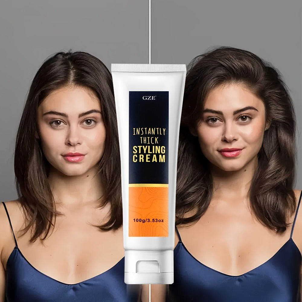 GIZE 100g Hair Styling Cream in Black-and-White Squeeze Tube for Hair Texture Styling Application — image 6