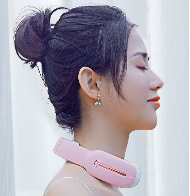 Remote Control Neck Massager - Pulse Therapy Pain Relief Device