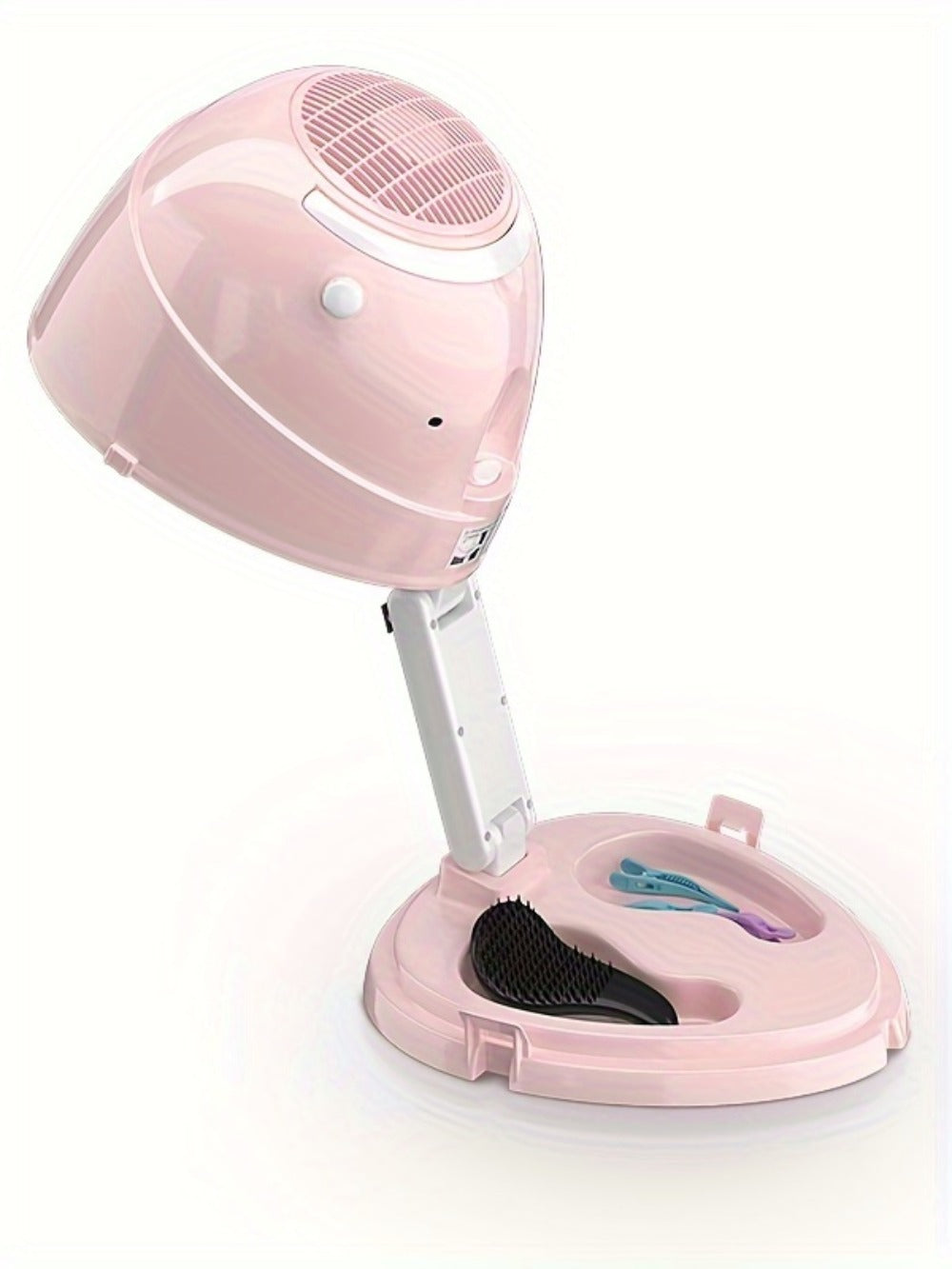 1875W Ionic Hooded Hair Dryer Bonnet Sit Under Hair Dryer for Women 3 Heat Settings, for Home, Travel and Salon Hair Styling 