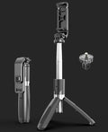 Bluetooth Selfie Stick Tripod - Universal Live Streaming Triangle Bracket