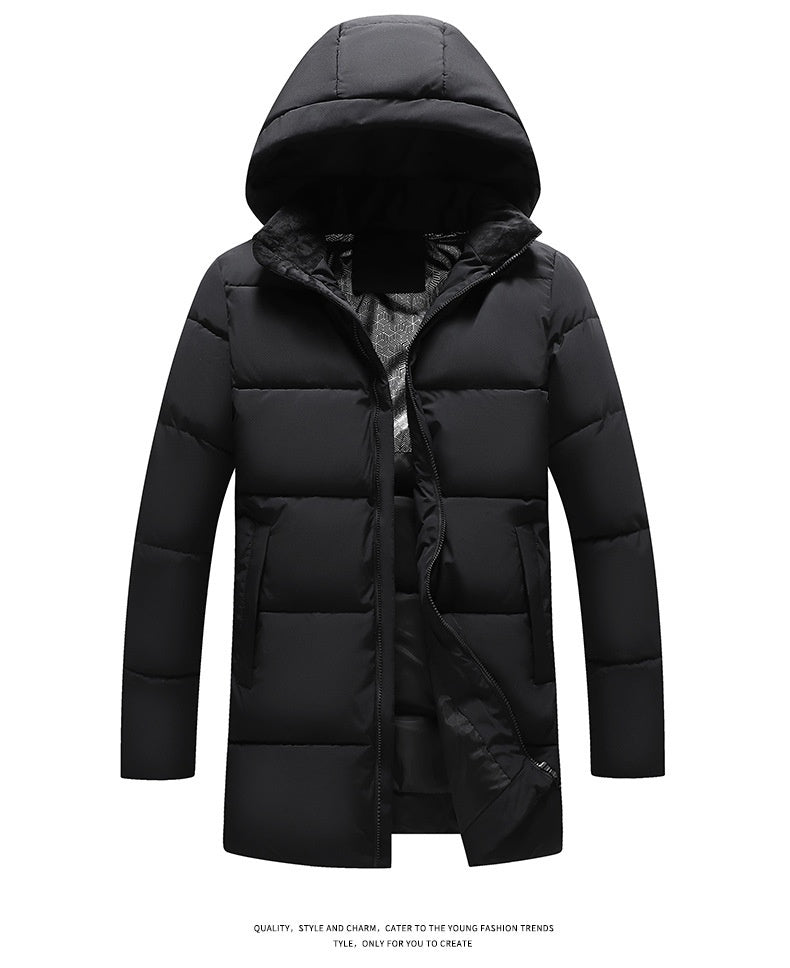 New Mens Graphene Cotton Jacket With A Detachable Hoodextra-thick And On-trend