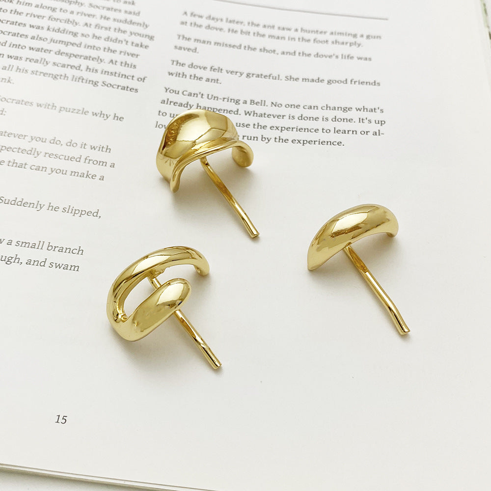 Japanese and Korean headdress accessories hairpins fashionable and simple small fresh ponytail hairpins for girls metal high-grade hair hooks and hair buckles