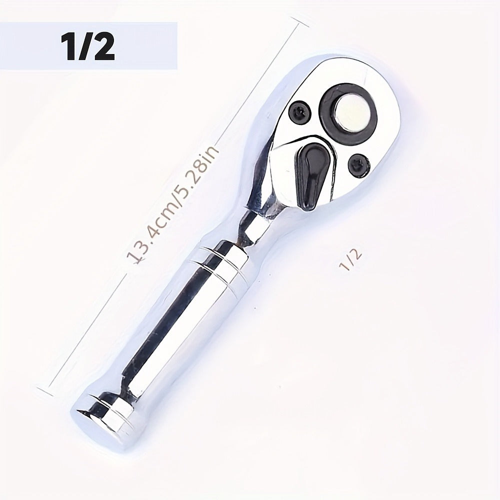 Short-Handle 72-Tooth Ratchet Wrenches in 1/4-, 3/8- or 1/2-Inch Drive with Three Pictured Lengths — image 4