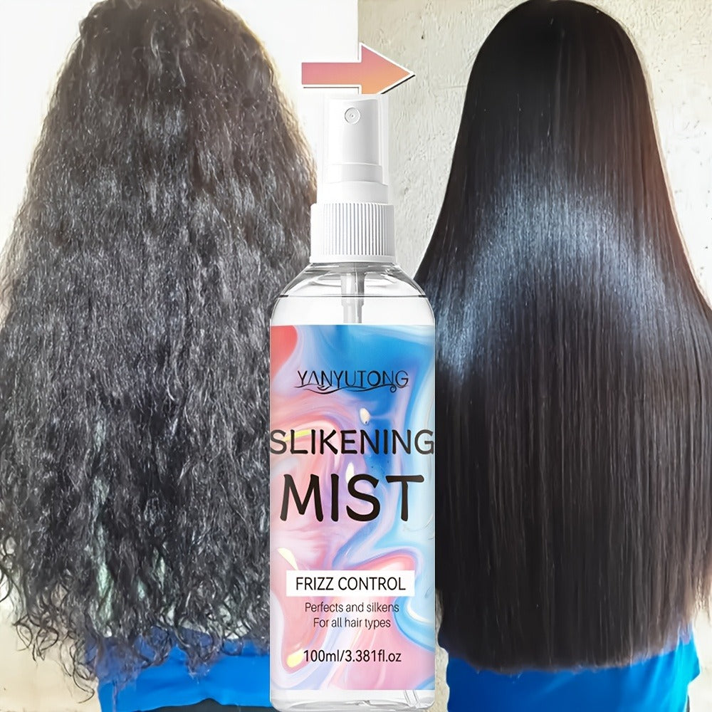 Perfumed Hair Mist Smoothing Spray 100ml – Heat Protection, Anti-Frizz, Moisturizing & Detangling Leave-In Formula | Long-Las