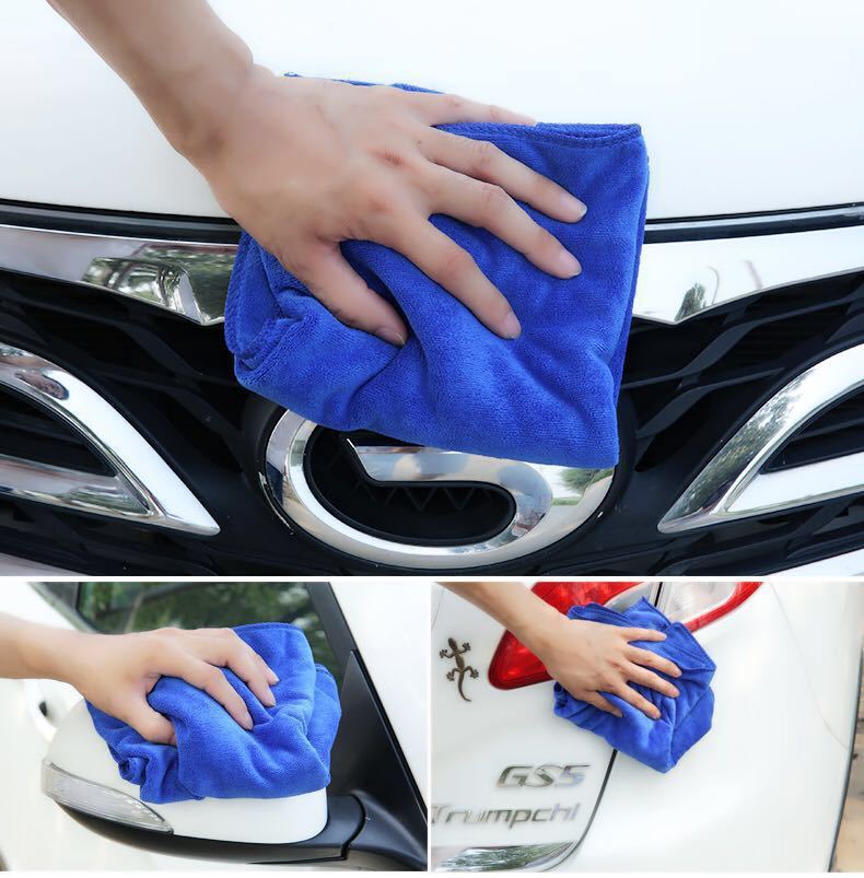 Premium Microfiber Car Cleaning Towel - 420g Heavy Duty