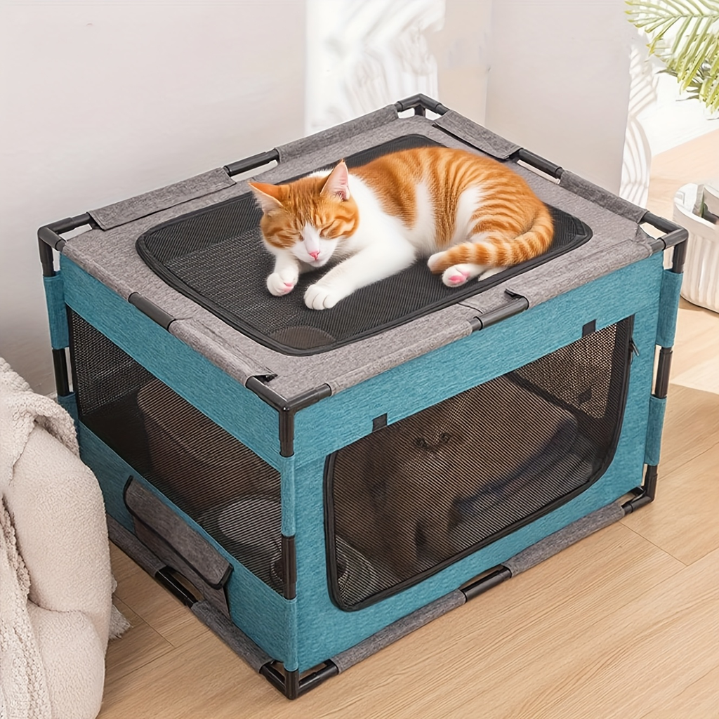 Plastic Pet Whelping Box & Indoor Playpen for Cats, Dogs, Kittens & Puppies, Assembleable, Ventilated — image 7