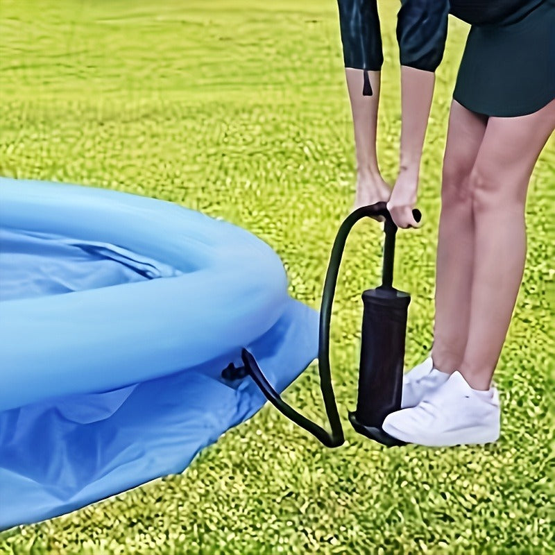 Round Inflatable Swimming Pool 10FT 12FT Circular Above Ground Family Pool Puncture-Resistant Quick for Garden, Patio and Yar