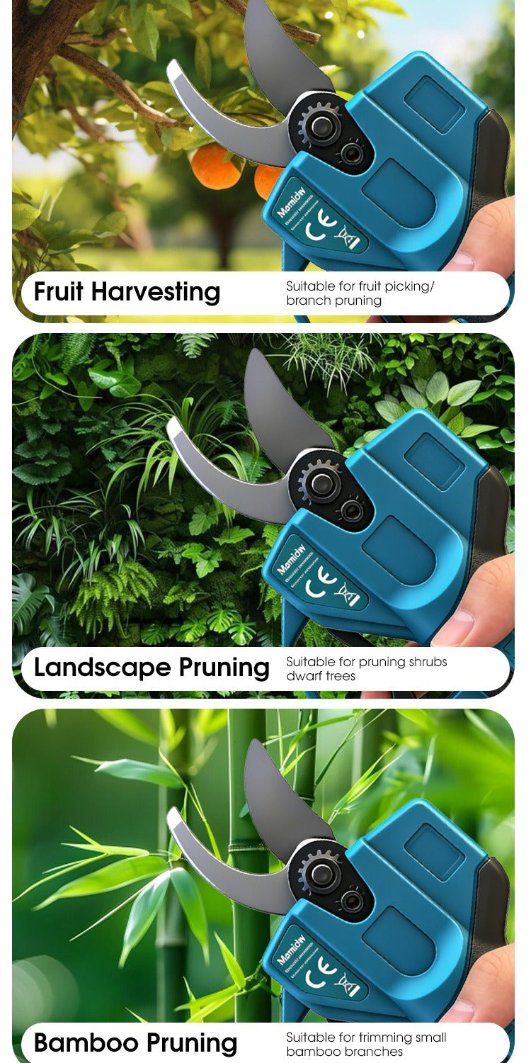 Cordless Electric Pruning Shears for Makita 18V - SK5 Blade, 1.18" Cut, Pure Copper Motor for Garden, Patio and Yard Use — im