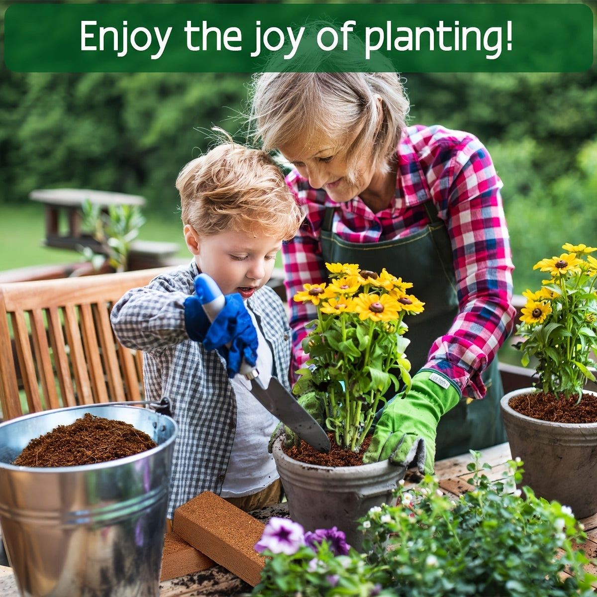 Coco Coir Bricks for Plants 1.32 LB Each Low EC pH Balanced — image 13