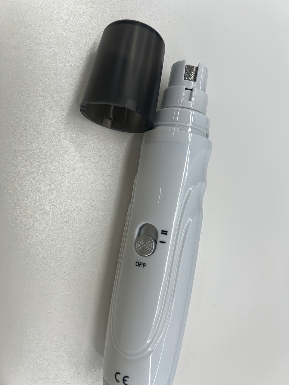 Pet Nail Grinder, DXYE WANIR Rechargeable Two-Speed Tool with Three Port Sizes and White Finish — image 16