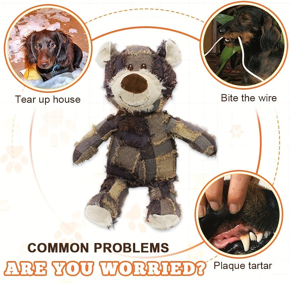 Dog Toys Six-Piece Stuffless Soft Plush Assortment for Small, Medium and Large Dogs and Puppies — image 9