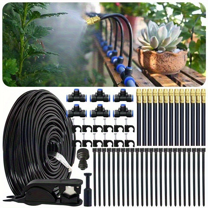Drip Irrigation Kit Automatic Watering System Garden Sprinkler Misting Atomization Hose 5m, 20m — image 15