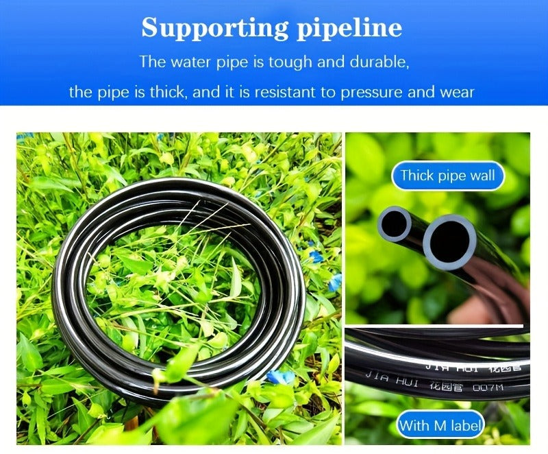 Garden Sprinkler Kit Rotating Copper Nozzle Automatic Irrigation System for Lawn Balcony Misting — image 13