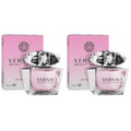 Versace Bright Crystal Eau de Toilette Mini Bottle Pair, Two 5ml Bottles with Faceted Clear Caps — image 6