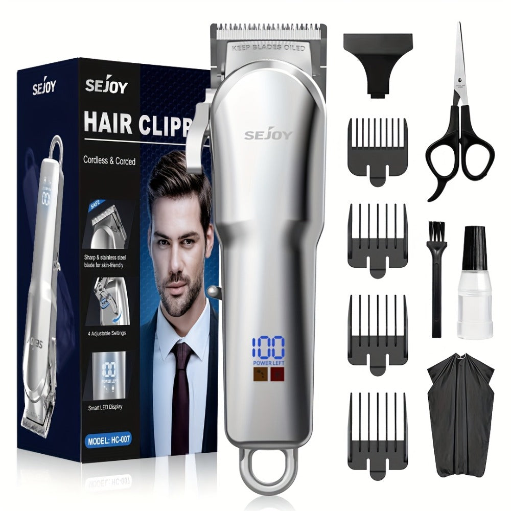 Hair Clipper Seacol Cordless Clipper Configurations with LED Displays, USB Charging and Guide Comb Accessories — image 8