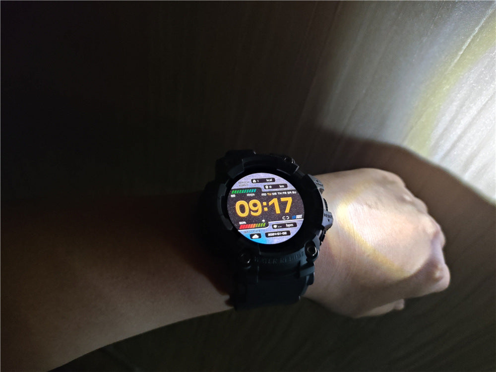 Outdoor Smartwatch With Bluetooth Calling Compass Flashlight And Sports Features