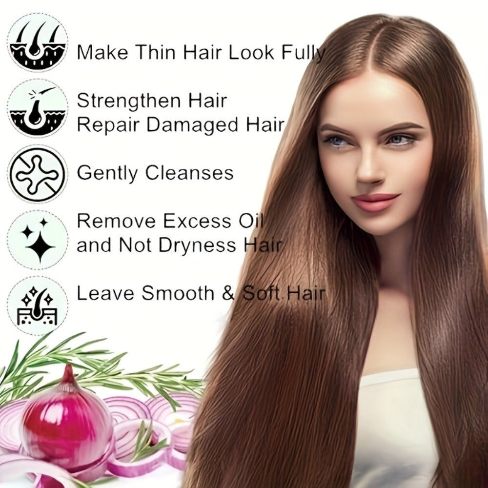 Shampoo and Conditioner Set Biotin & Rosemary with Onion Extract & Jojoba Oil – Hydrating Oil Control Hair Care for Dry Damag