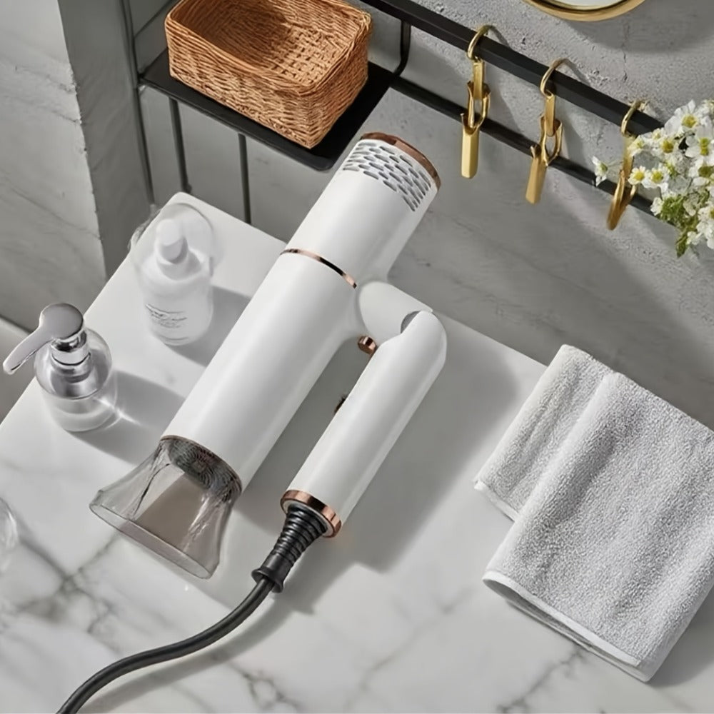 Foldable Hair Dryer with Storage Stand, Concentrator-Style Nozzle, Hot and Cold Air Labels and Four Colors — image 5