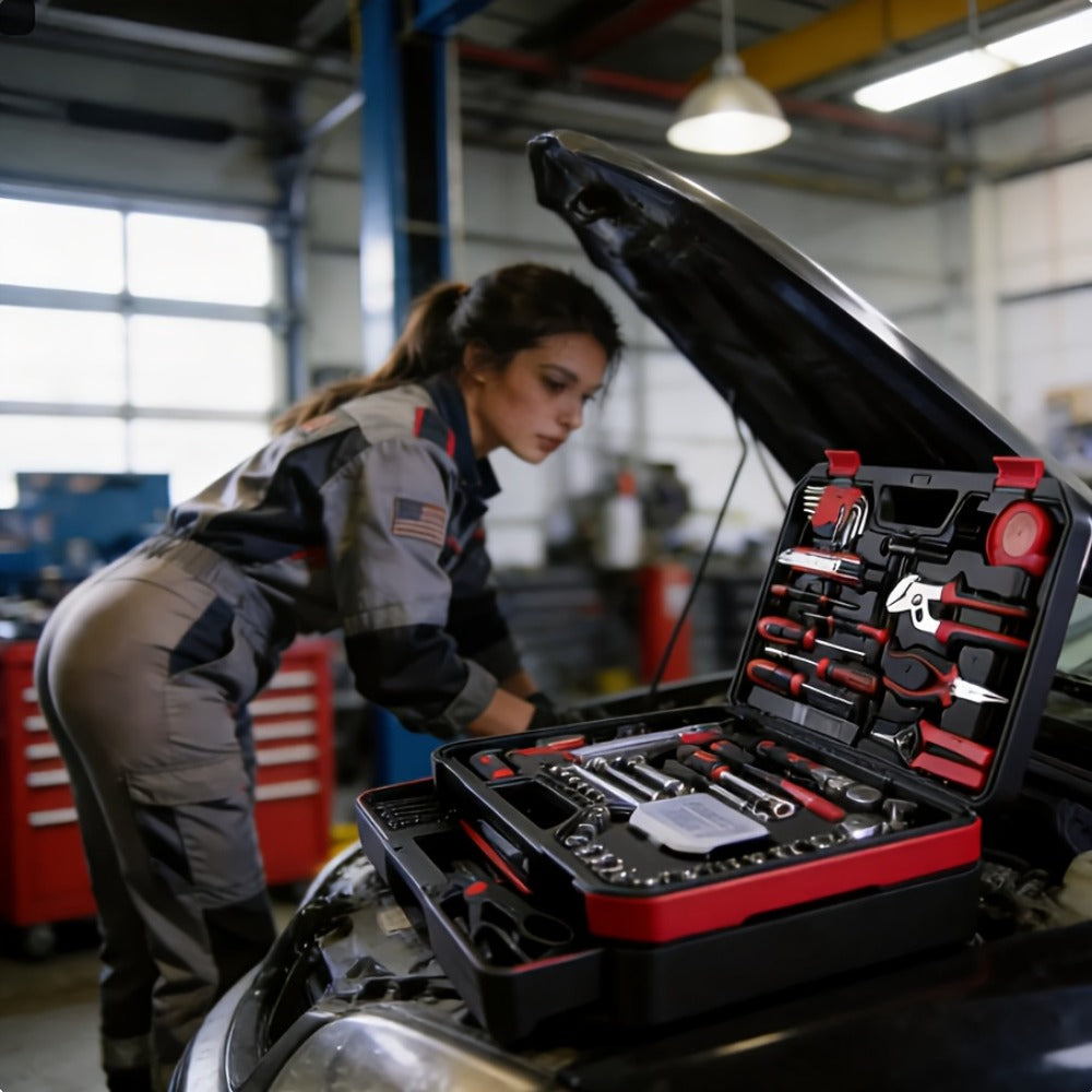 Automotive Mechanic Tool Set in 53-Piece, 325-Piece or 47-Piece with Gloves Checkout Options — image 13