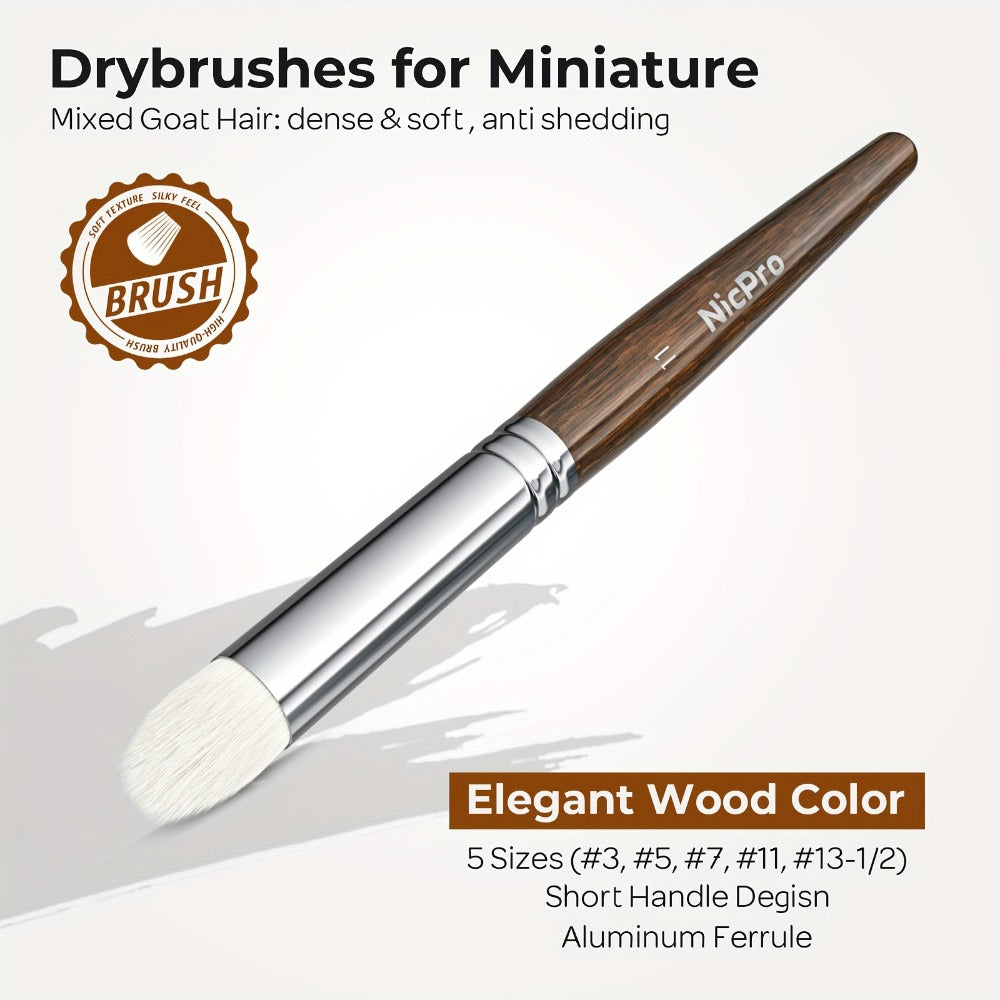 Miniature Paint Brush Set with Cloth Roll Detail Brushes for Acrylic Oil with the Listed Color, Size or Set Options for Every