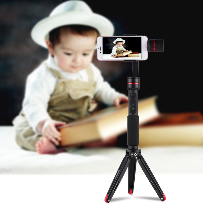 Compatible with Apple, Mobile phone metal mini tripod Desktop tripod
