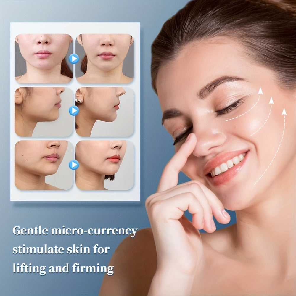 EMS Facial & Eye Massager Microcurrent TENS Device FDA Cleared Face Slimming Eye Lift 6 Modes 10 Levels for Home or Salon Spa