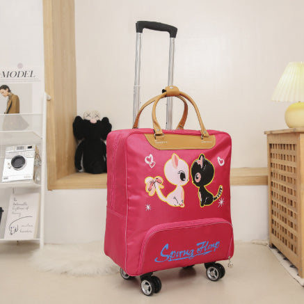 Trolley Bag Iron Tower Beauty Universal Wheels