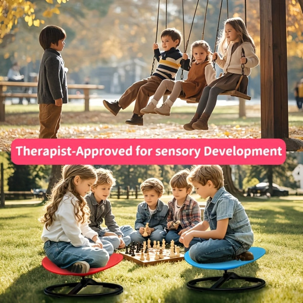 Kids Sit & Spin Sensory Chair, Sturdy Motor Skills Trainer for Sensory Play, Indoor & Outdoor Use — image 7