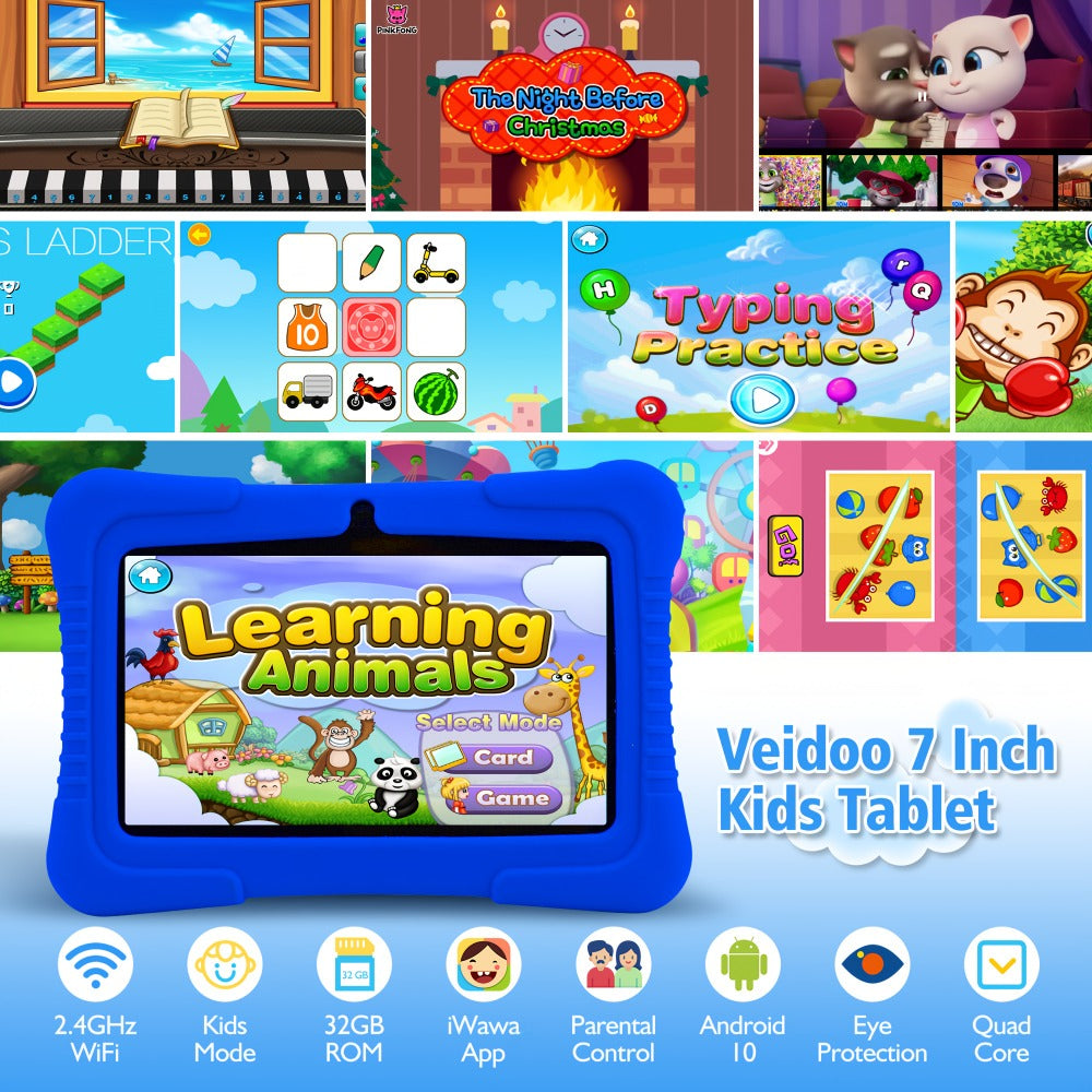 Kids Tablet 7 Inch with Android, 2GB RAM, 16GB or 32GB Built-In Storage, Parental Controls and Silicone Case — image 10